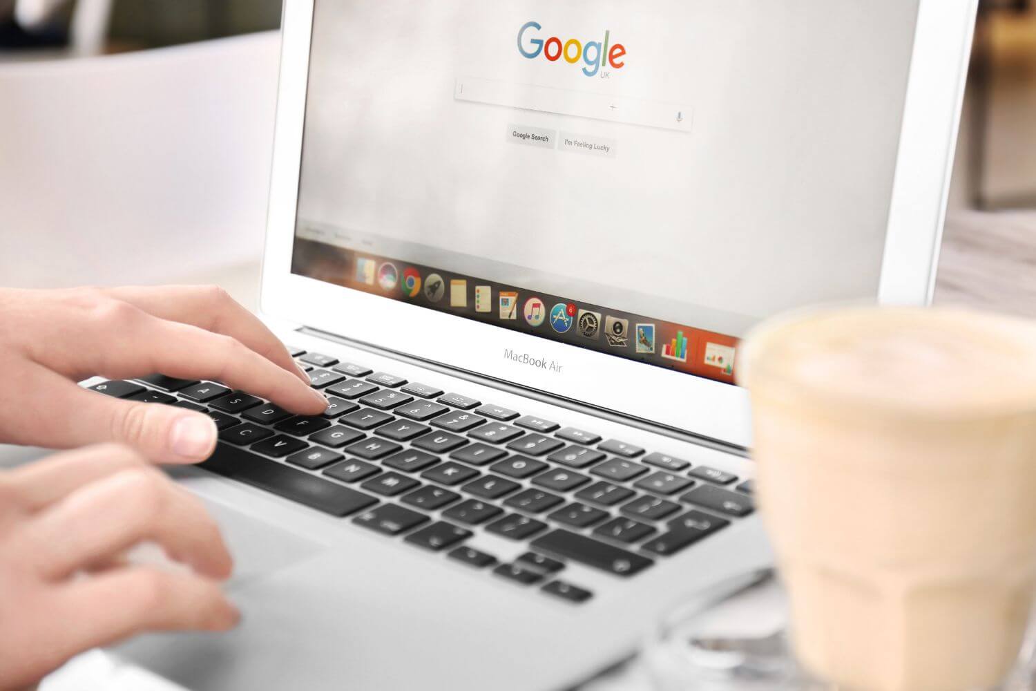 Google search screen